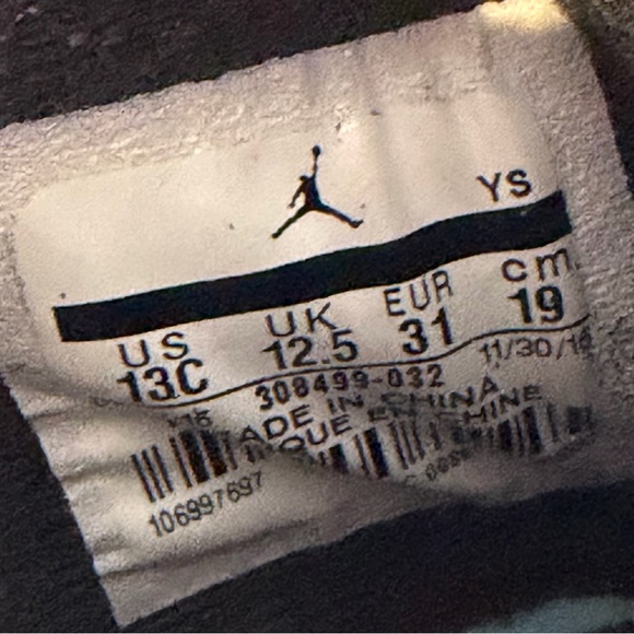 Nike Air Jordan 4 Retro Preschool Royalty Black Gold Sneakers Kid Size 13C - Picture 13 of 13